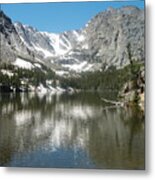 Glacier Lake Metal Print