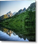 Glacier Lake Metal Print