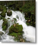 Glacier Sources Metal Print