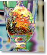 Glass Inside Glass Metal Print