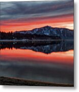 Glow Metal Print