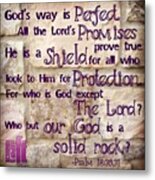 God’s Way Is Perfect.
All The Metal Print