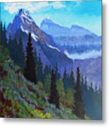 Going To The Sun Road Metal Print