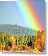 Gold At The End Of The Rainbow Metal Print