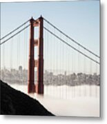 Golden Gate And Marin Highlands Metal Print