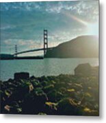 Golden Gate Bridge December Morning Metal Print