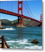 Golden Gate Bridge From Fort Point Metal Print