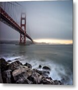 Golden Gate Bridge - San Francisco, United States - Travel Photography Metal Print