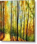 Golden Light Metal Print