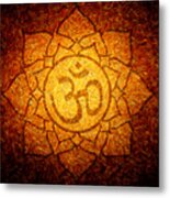 Golden Ohm Metal Print