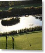 Golf - Puttering Around Metal Print