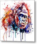 Gorilla Metal Print