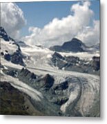 Gornergrat Glacier Zermatt Switzerland Metal Print