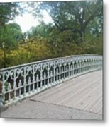 Gothic Bridge Of Central Park Metal Print
