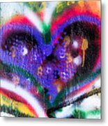 Graffiti Heart Metal Print