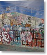Graffiti Wall Metal Print