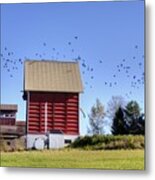 Granary Old And New Metal Print
