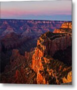 Grand Canyon Sunrise Panoramic Metal Print