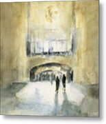 Grand Central Terminal Light Metal Print