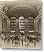 Grand Central Terminal Vintage Metal Print