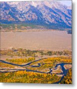 Grand Tetons Views Metal Print