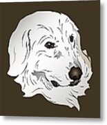 Great Pyrenees Dog Metal Print