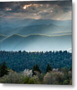 Great Smoky Mountain Highlighter Metal Print