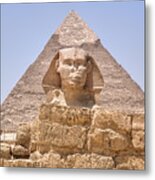 Great Sphinx Of Giza - Egypt Metal Print