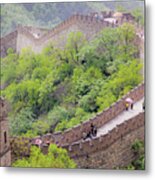 Great Wall At Badaling Metal Print