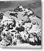 Grey Wolf Peak, Mission Mountains Metal Print