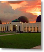 Griffith Park Observatory Metal Print