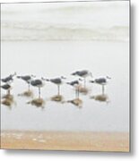 Grounded By Fog Metal Print