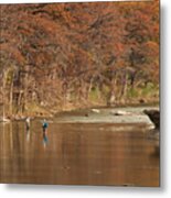 Guadalupe River Fly Fishing Metal Print