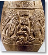 Guatemala: Mayan Vase Metal Print