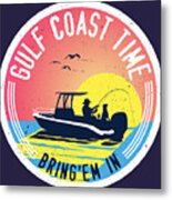 Gulf Coast Time Metal Print