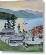 Hakone Checkpoint Metal Print