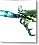 Half Crab - The Left Side Metal Print