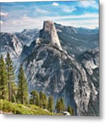 Half Dome From Glacier Point Metal Print