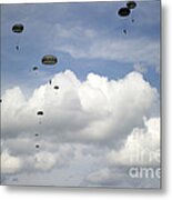 Halo Jumpers Descend To The Ground Metal Print