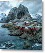 Hamnoy Norway Metal Print