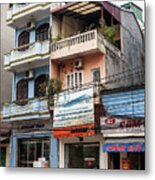 Hanoi Shophouses 13 Metal Print