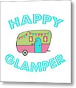Happy Glamper 1 Metal Print