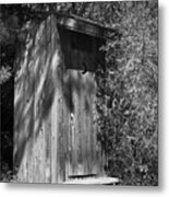 Happy Hollow Outhouse Metal Print