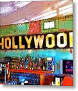 Happy Hour At The Hollywood Cafe Metal Print