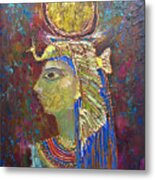 Hathor. Goddess Of Egypt Metal Print