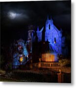 Haunted Mansion At Walt Disney World Metal Print