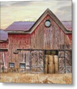 Hay Barn Metal Print