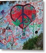 Healthy Graffiti Metal Print