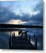 Hear The Peace Feel The Quiet Metal Print