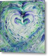 Heart Centered Peace And Love Metal Print